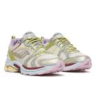 Evelynn World X Saucony ProGrid Triumph 4, Silver | Matcha, dynamic 2