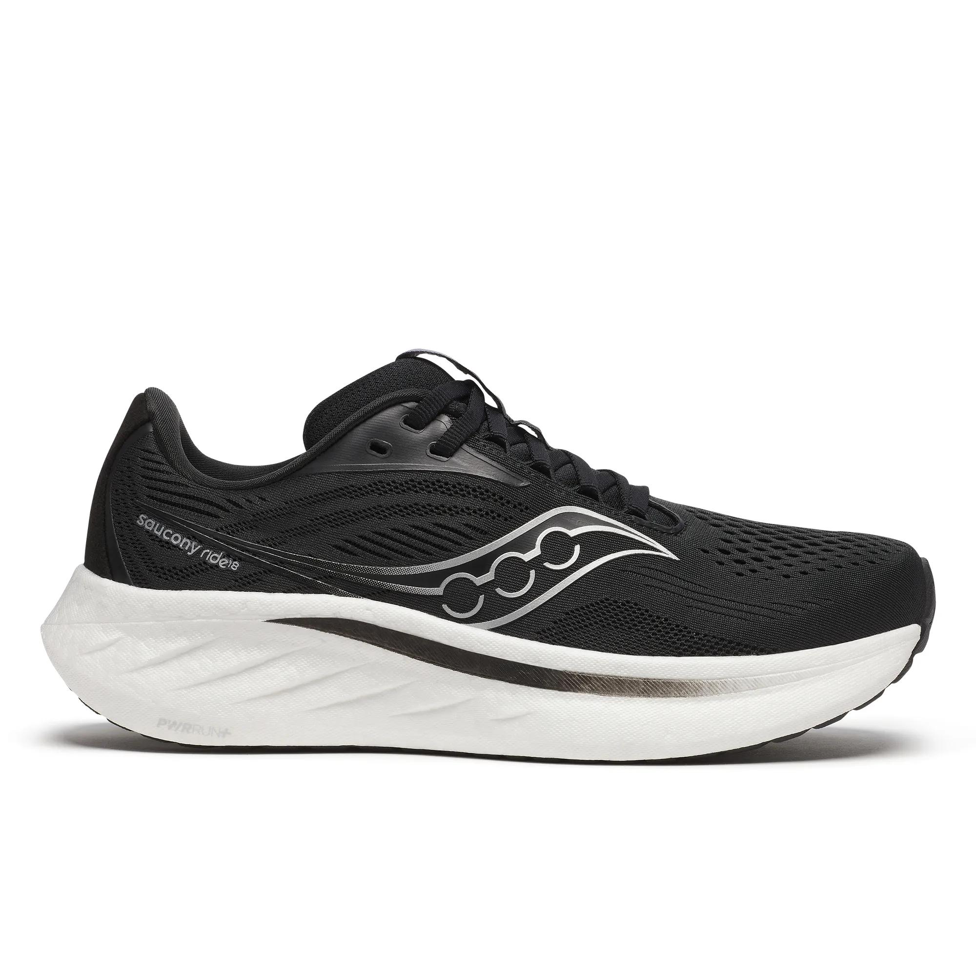 Saucony Women's Ride 18 Trainers - Black  - Size UK 3M