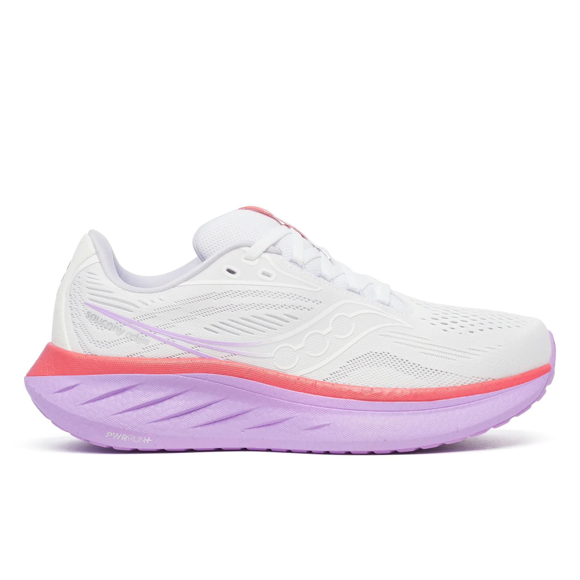 Saucony Women's Ride 18 Trainers - White  - Size UK 7.5