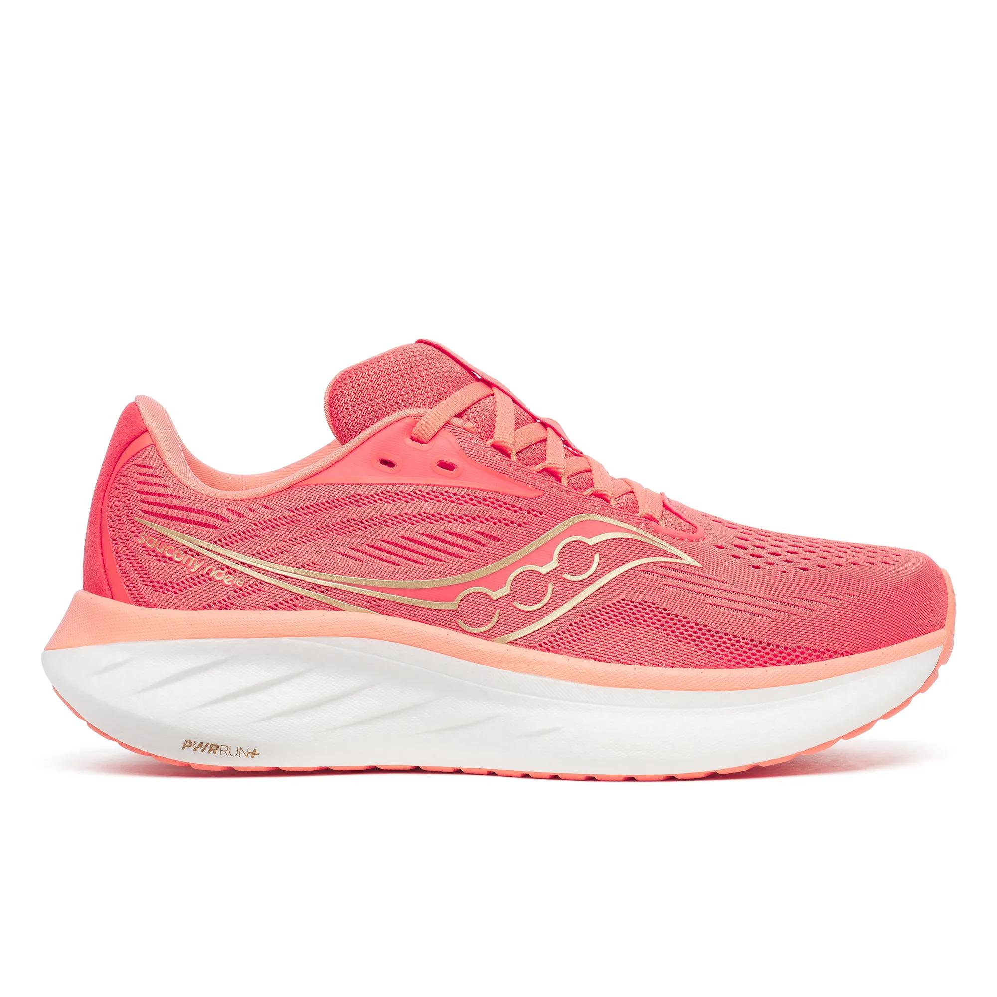 Saucony Women's Ride 18 Trainers - Pink  - Size UK 3M