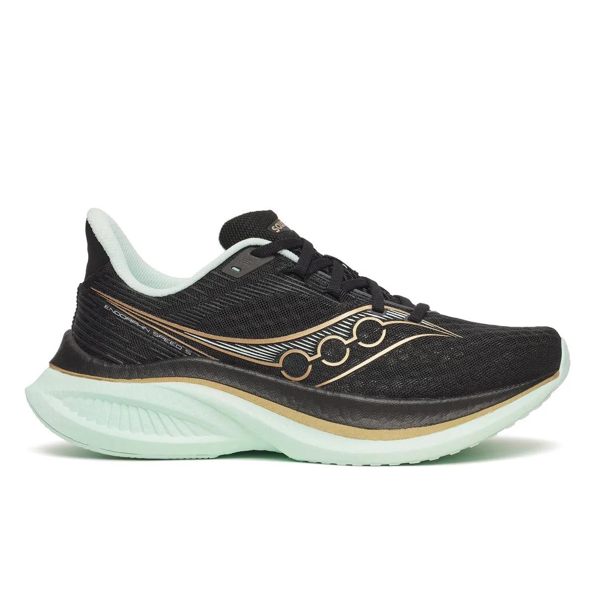 Saucony Women's Endorphin Speed 5 Trainers - Black  - Size UK 9.5