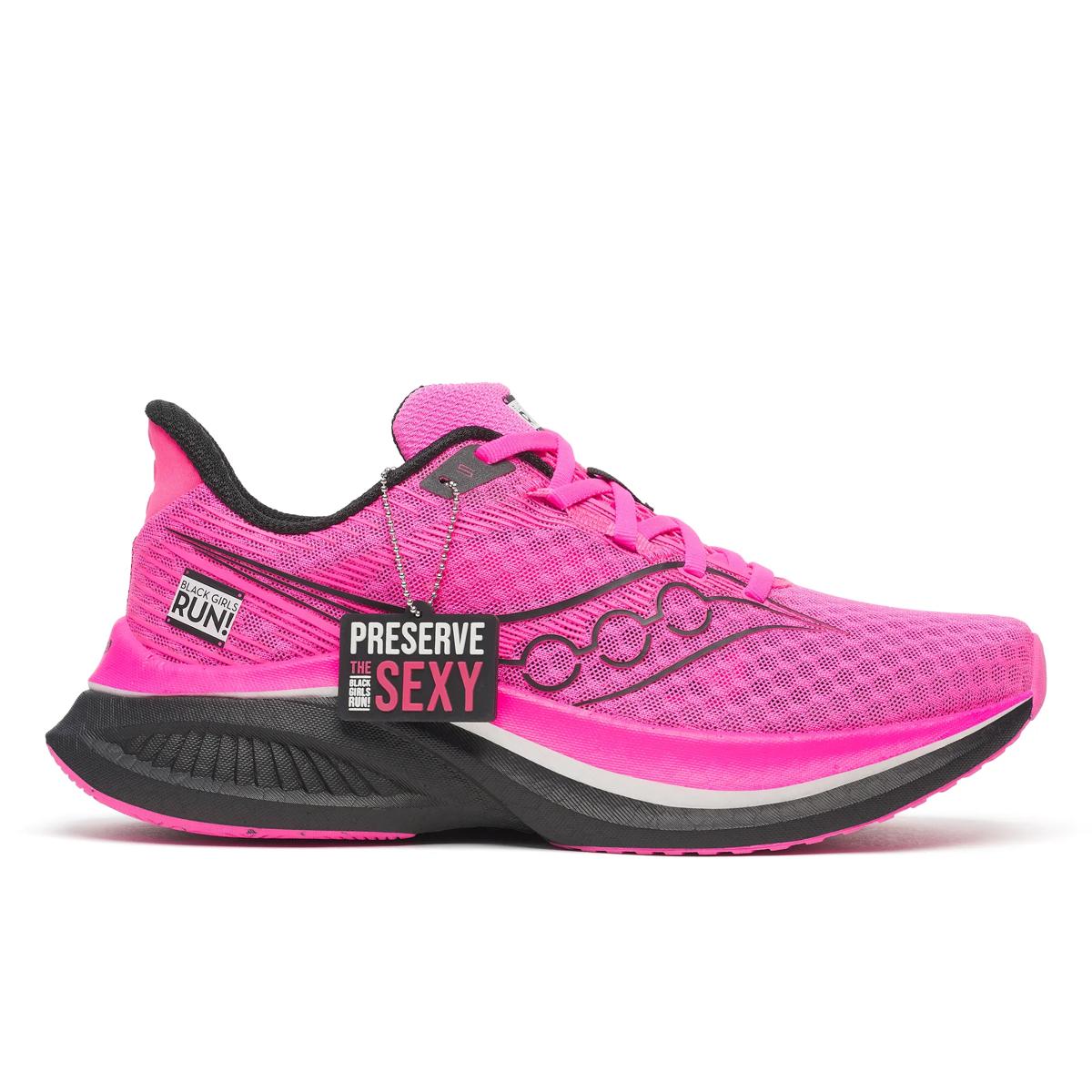 Black Girls Run X Saucony Endorphin Speed 5, Hot Pink | Black, dynamic 1
