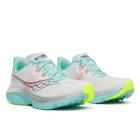 Kinvara 16, White | Aqua, dynamic 2