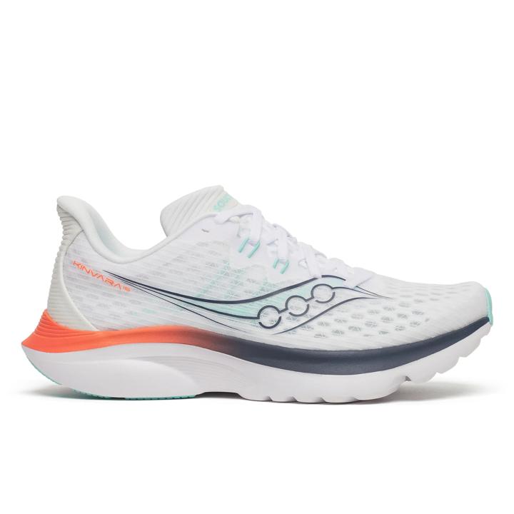 Kinvara 16, White | Navy, dynamic