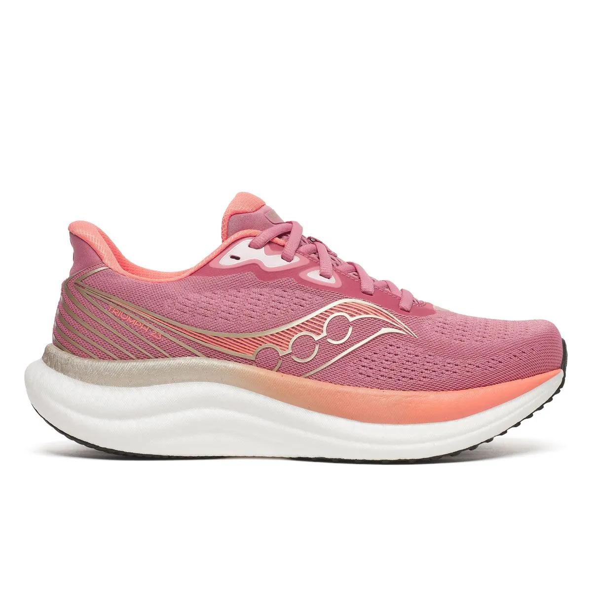 Saucony Women's Triumph 23 Trainers - Pink  - Size UK 8.5