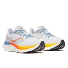 Every Woman's Marathon X Saucony Triumph 23, White | Sunset, dynamic 2