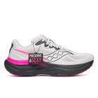 Black Girls Run X Saucony Ride 19, Fog | Hot Pink, dynamic 1