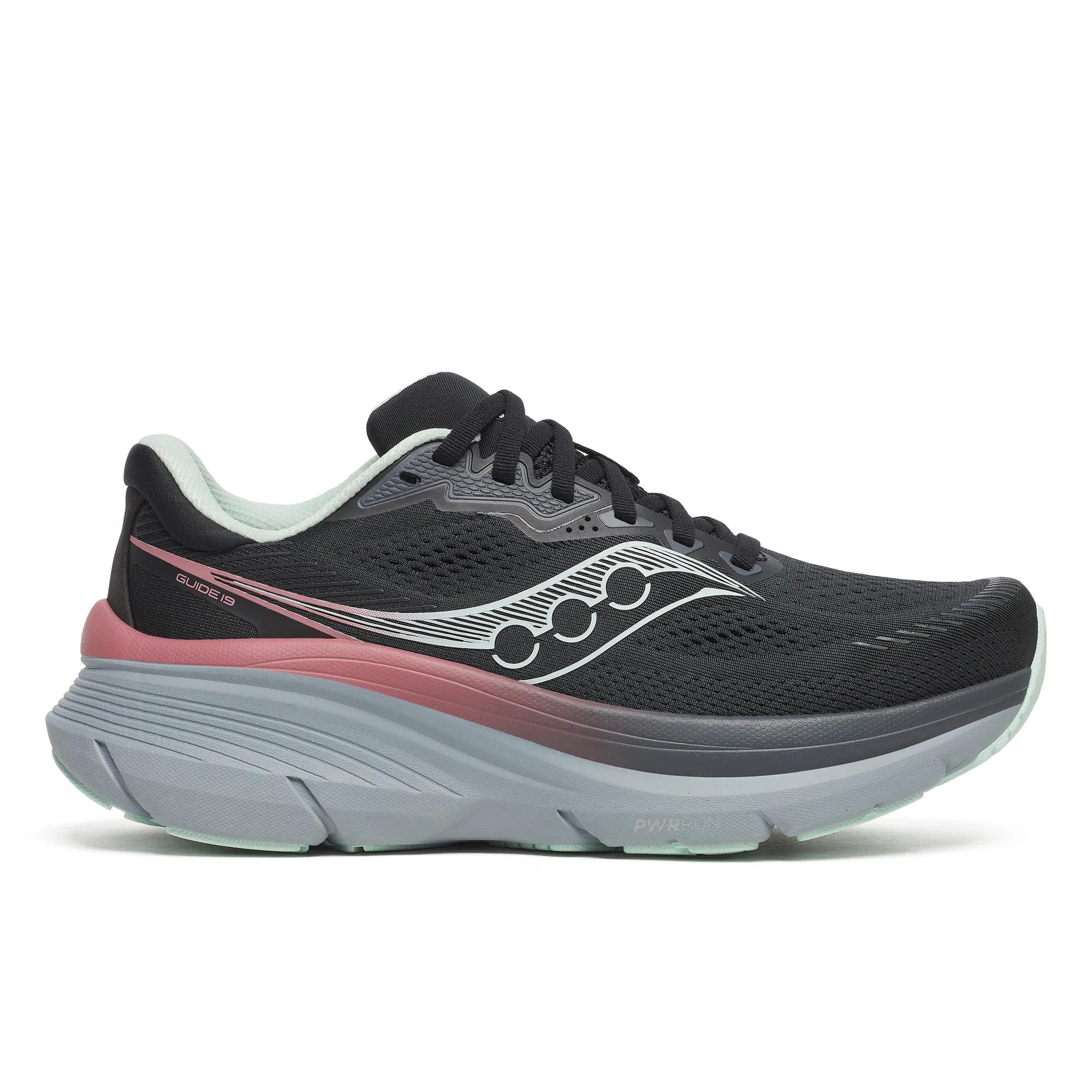 Saucony Women's Guide 19 Trainers - Black  - Size UK 4.5