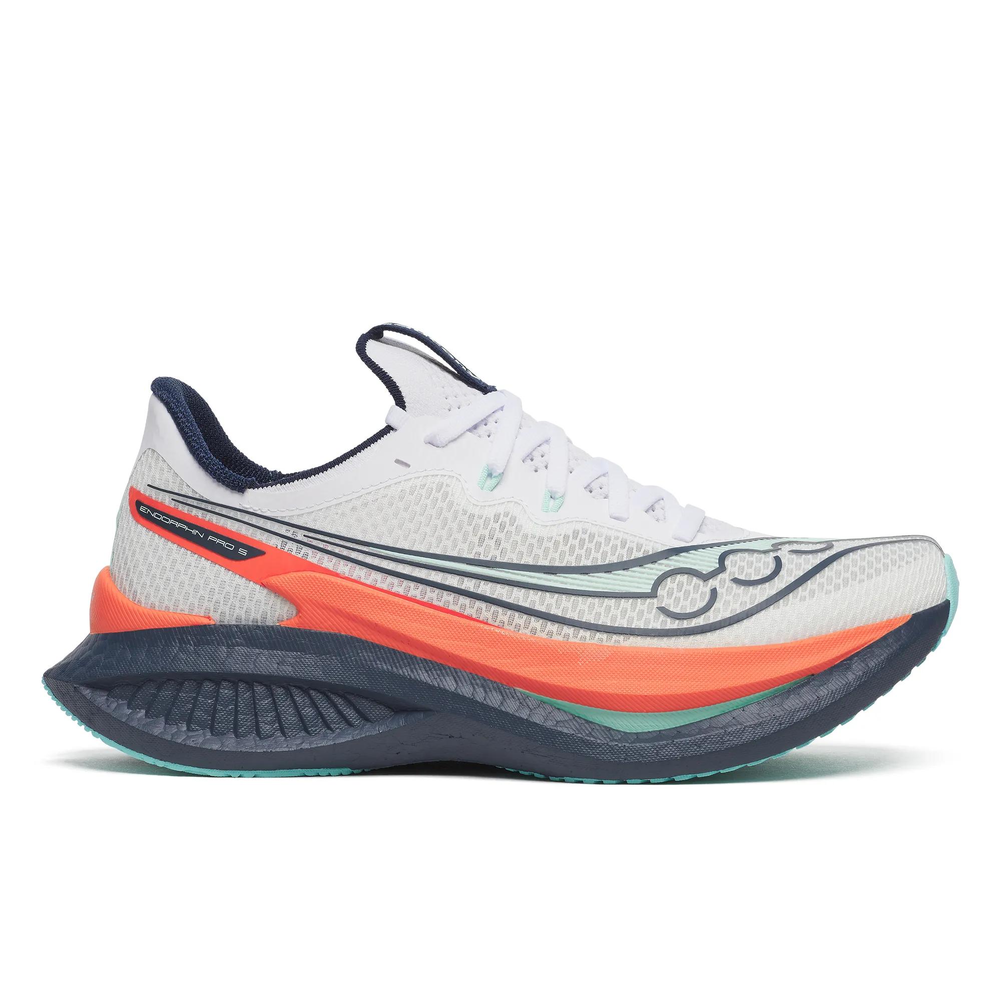 Saucony Women's Endorphin Pro 5 Trainers - White  - Size UK 8