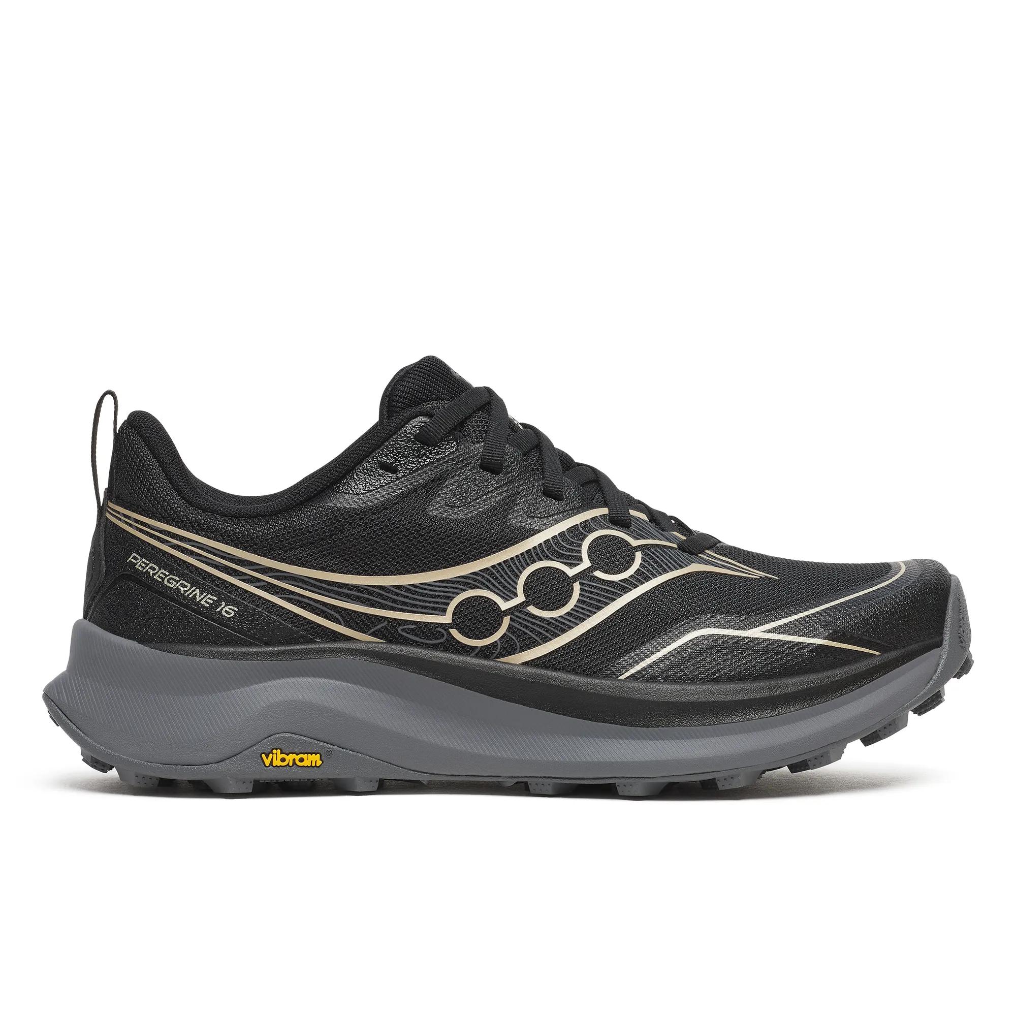 Saucony Women's Peregrine 16 Trainers - Black  - Size UK 8.5