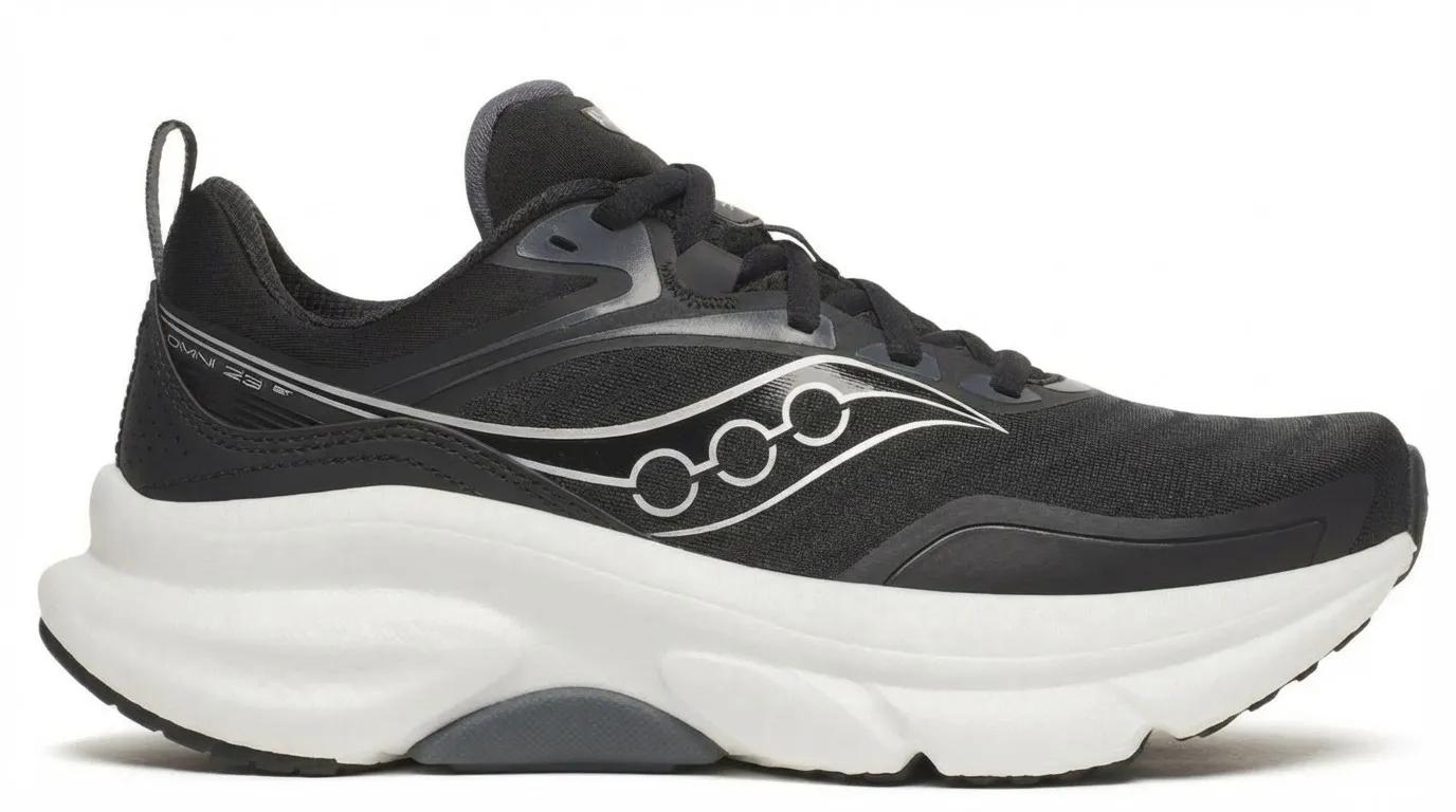 Saucony Men's Omni ST 23 Wide Black (Size 13)