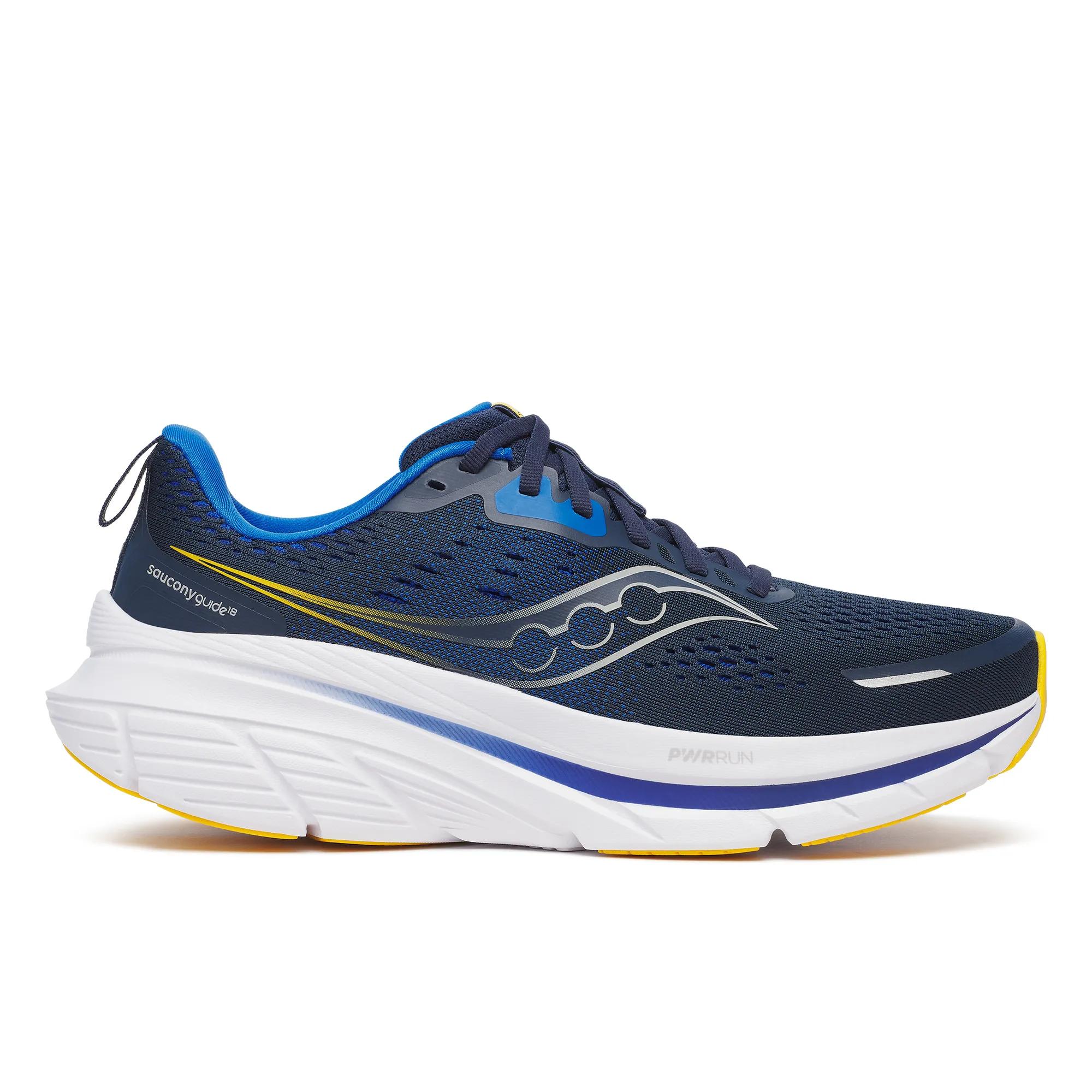 Saucony Men's Guide 18 Wide Trainers - Blue  - Size UK 6