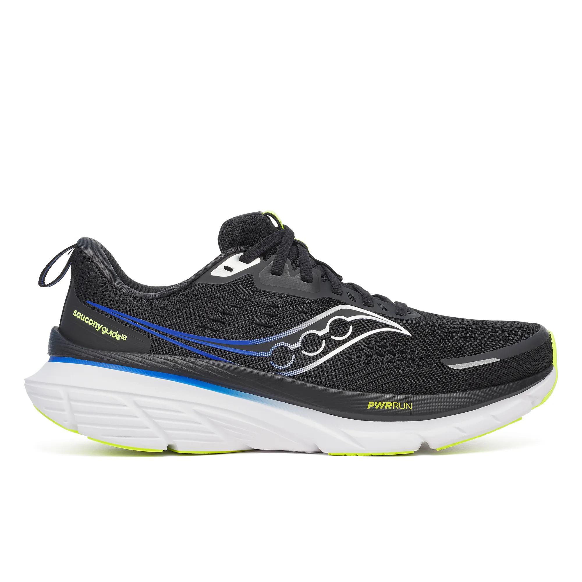 Saucony Men's Guide 18 Trainers - Black  - Size UK 8.5