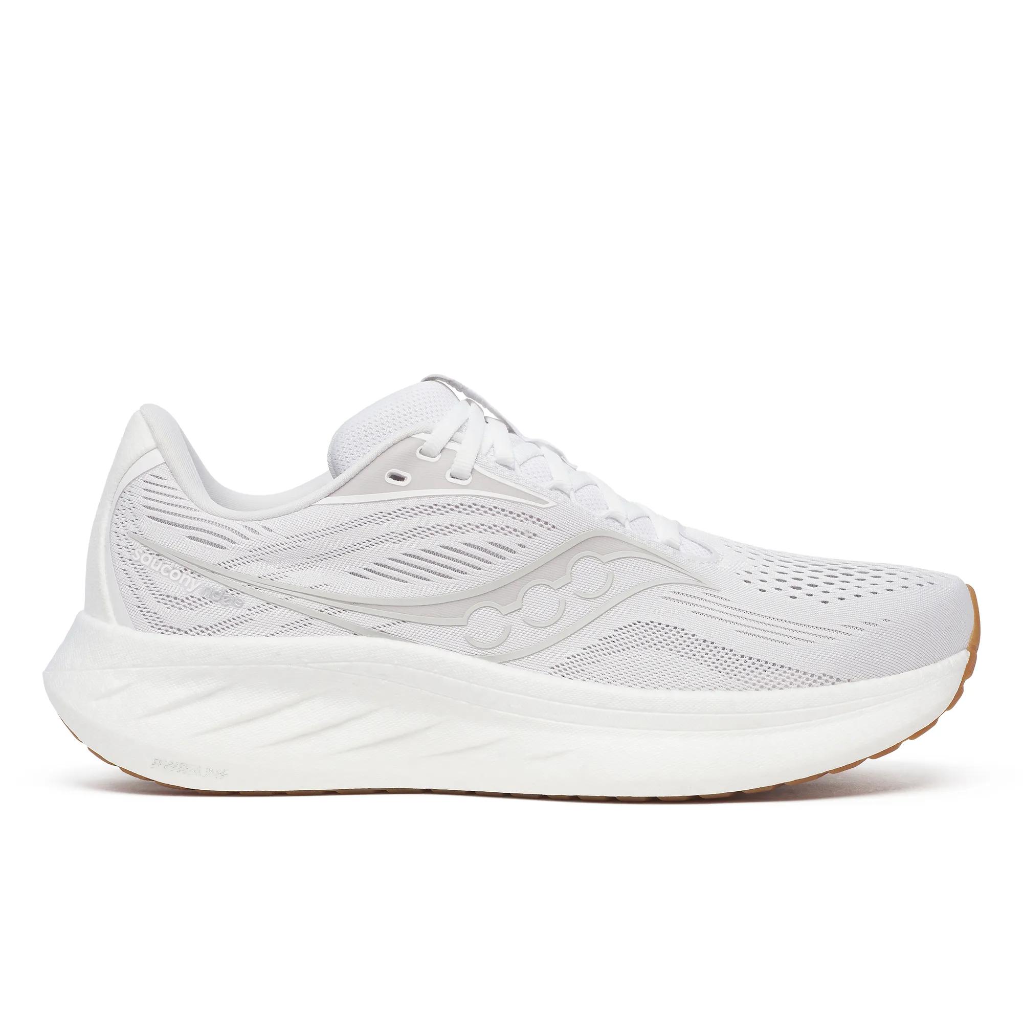 Saucony Men's Ride 18 Trainers - White  - Size UK 6.5