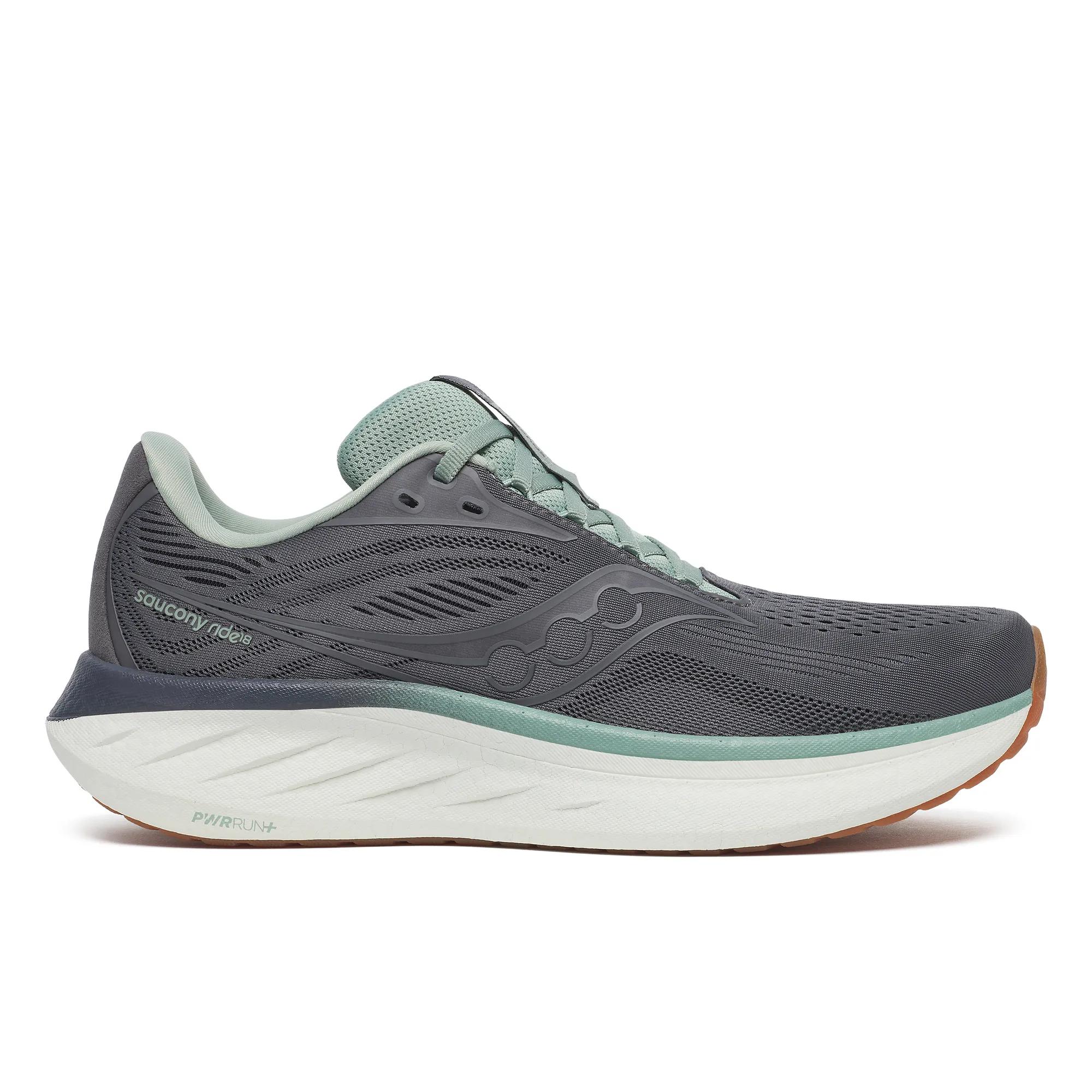 Saucony Men's Ride 18 Trainers - Grey  - Size UK 6.5