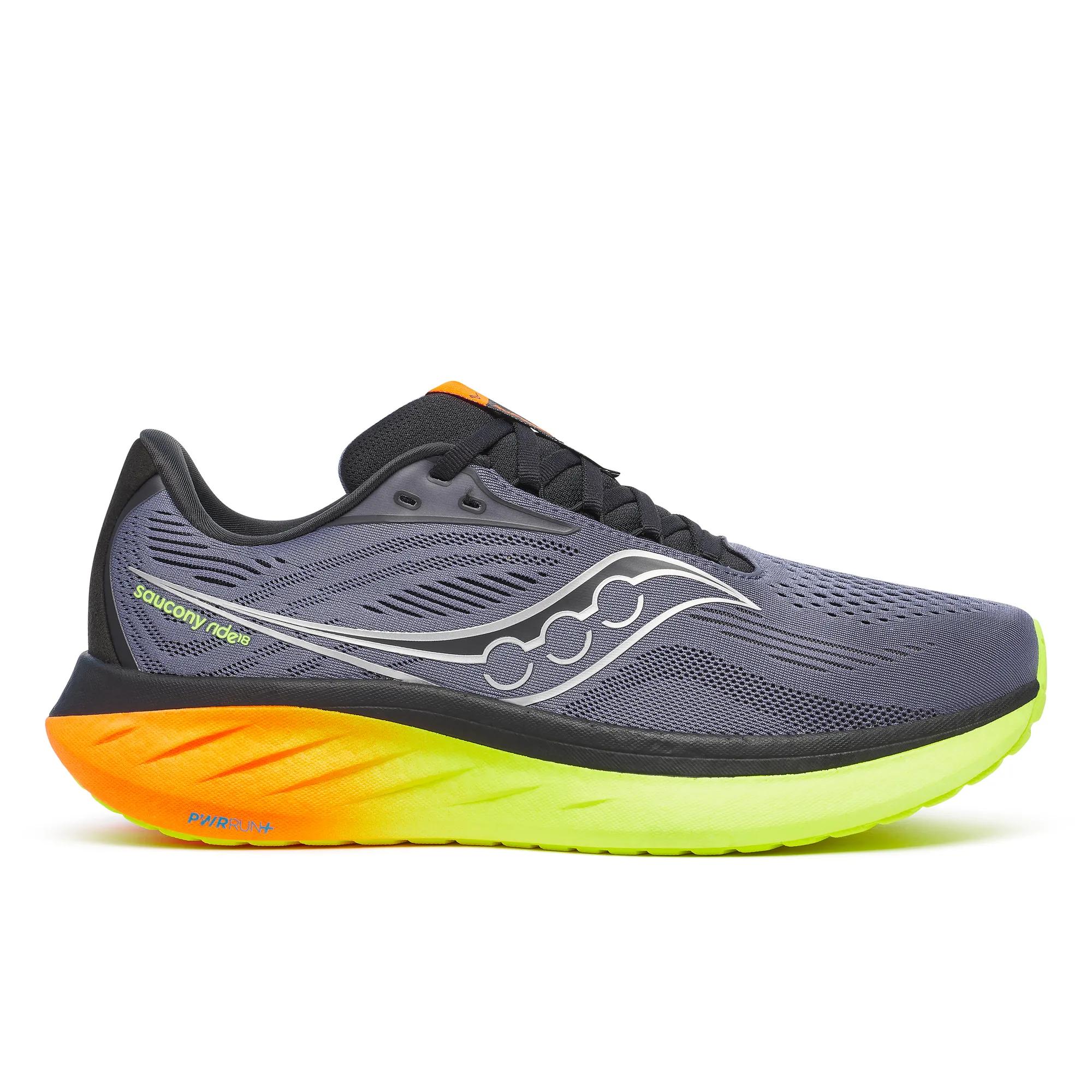 Saucony Men's Ride 18 Trainers - Grey  - Size UK 7.5
