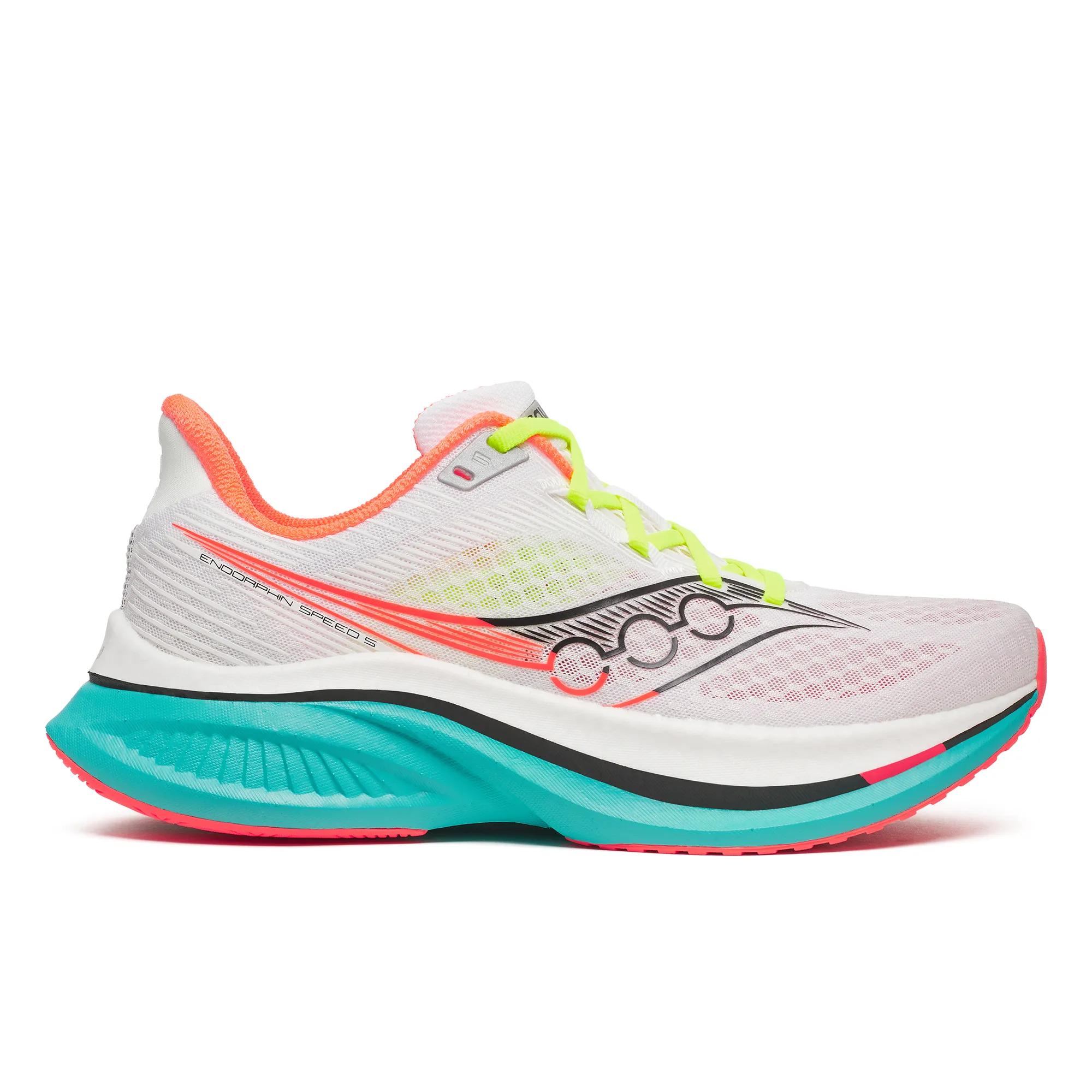 Saucony Men's Endorphin Speed 5 Trainers - White  - Size UK 10