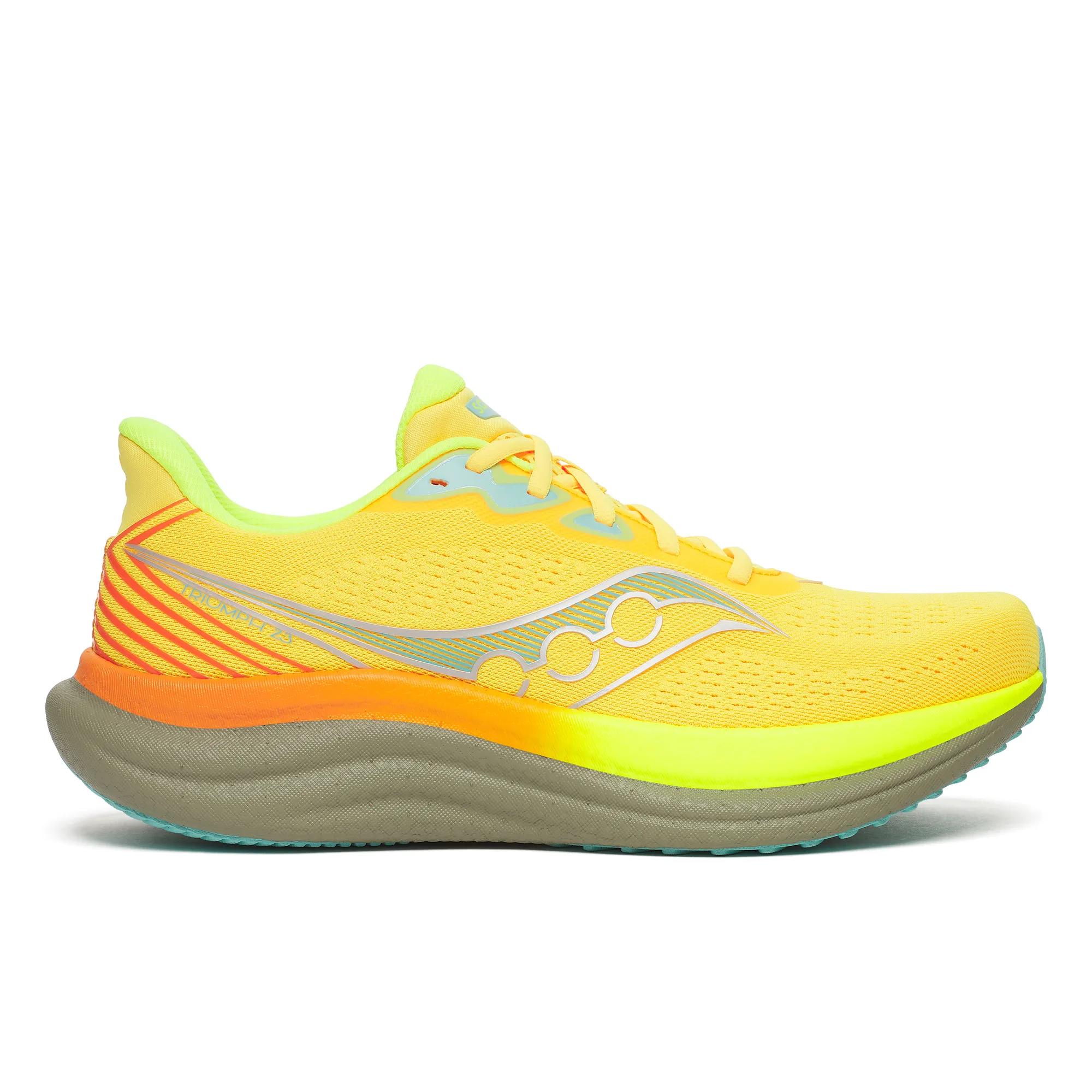 Saucony Men's Triumph 23 Trainers - Yellow  - Size UK 10