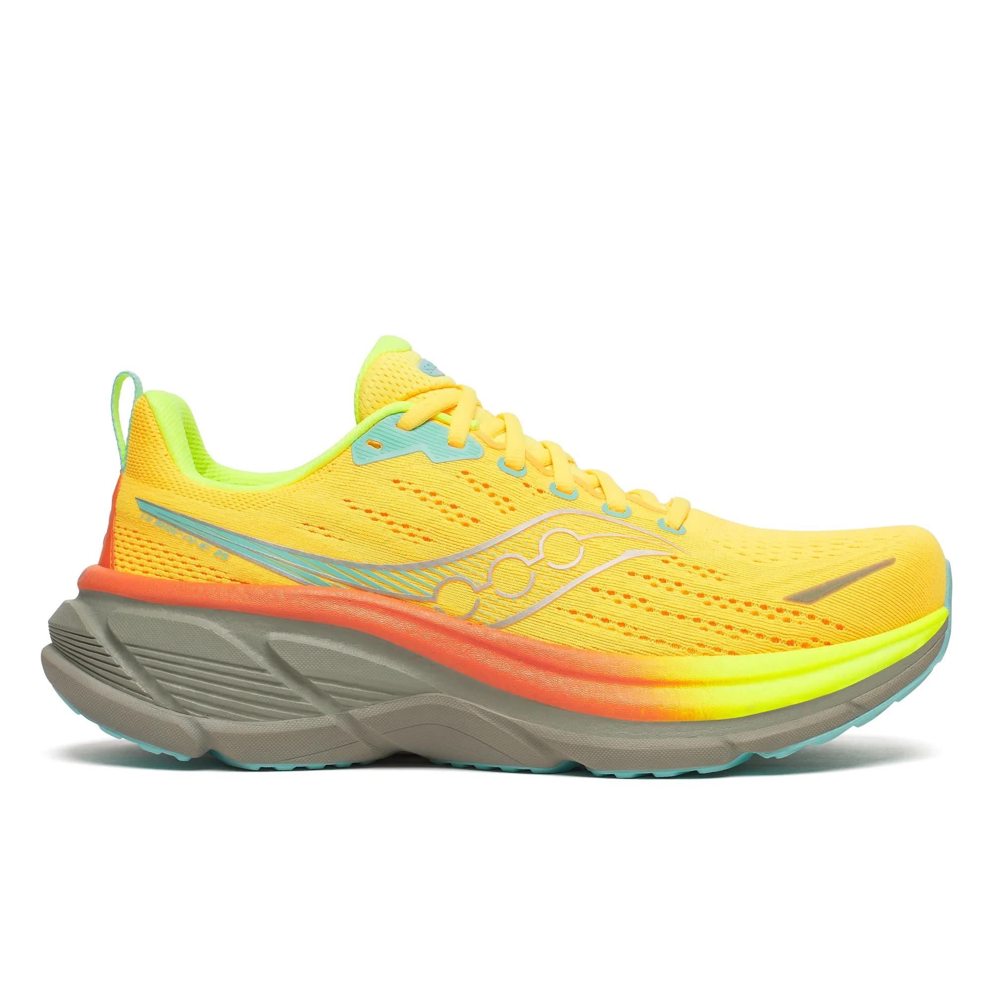 Saucony Men's Hurricane 25 Trainers - Yellow  - Size UK 8.5