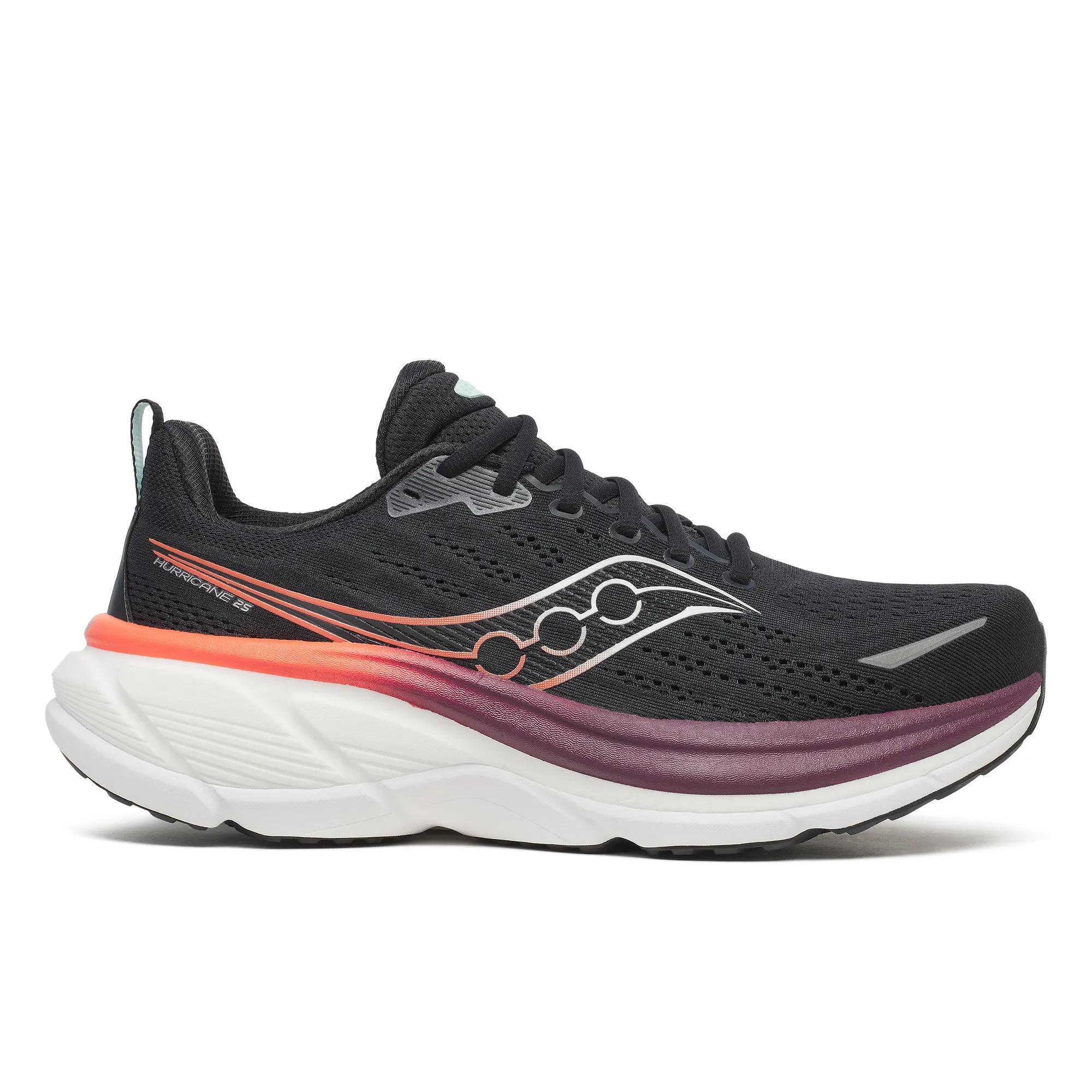 Saucony Men's Hurricane 25 Trainers - Black  - Size UK 7