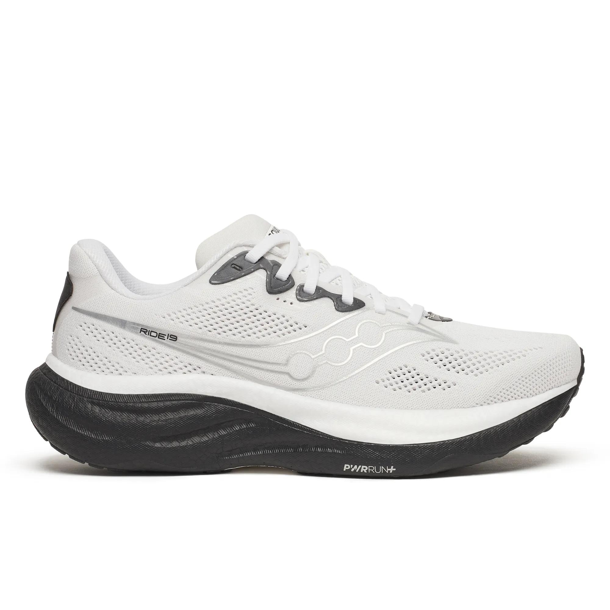 Saucony Men's Ride 19 Trainers - White  - Size UK 9.5