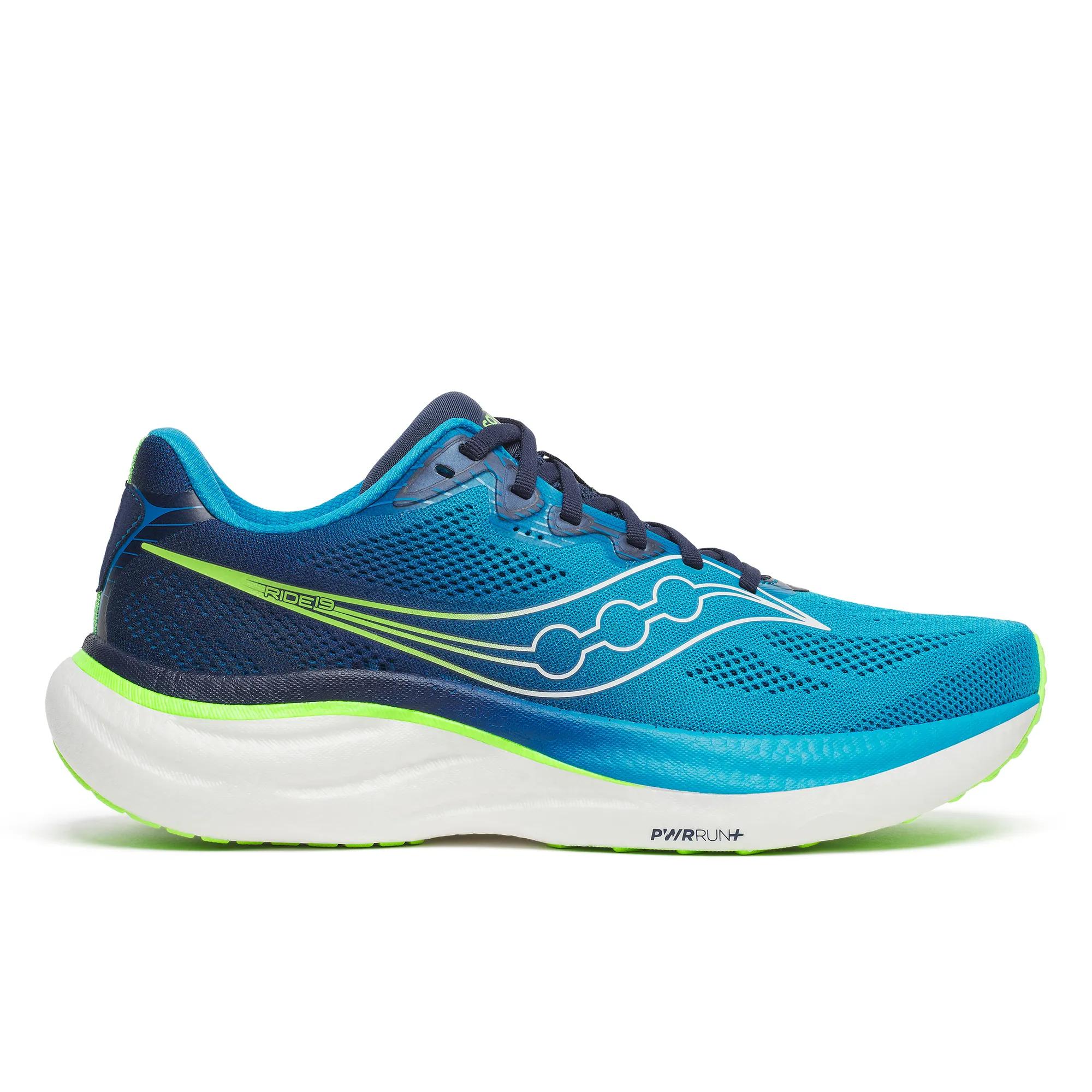 Saucony Men's Ride 19 Trainers - Blue  - Size UK 10.5