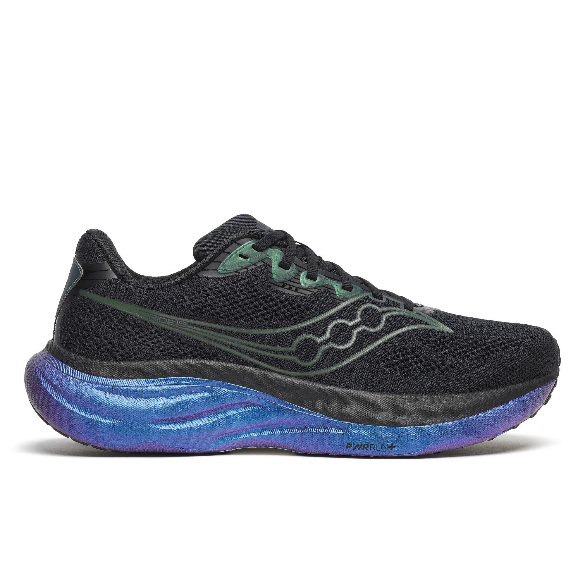 Saucony Men's Ride 19 Trainers - Black  - Size UK 10.5