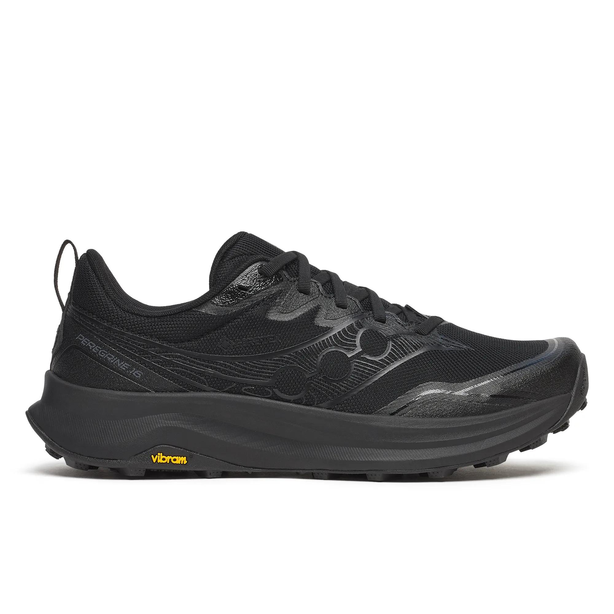 Saucony Men's Peregrine 16 Gtx Trainers - Black  - Size UK 13M