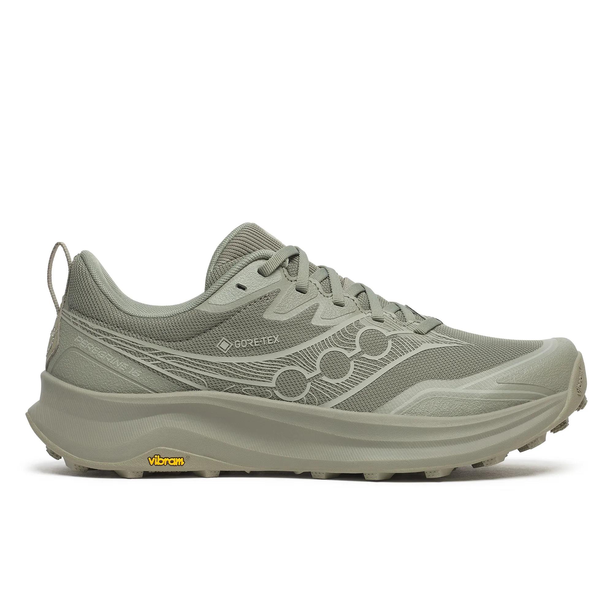 Saucony Men's Peregrine 16 Gtx Trainers - Green  - Size UK 8.5