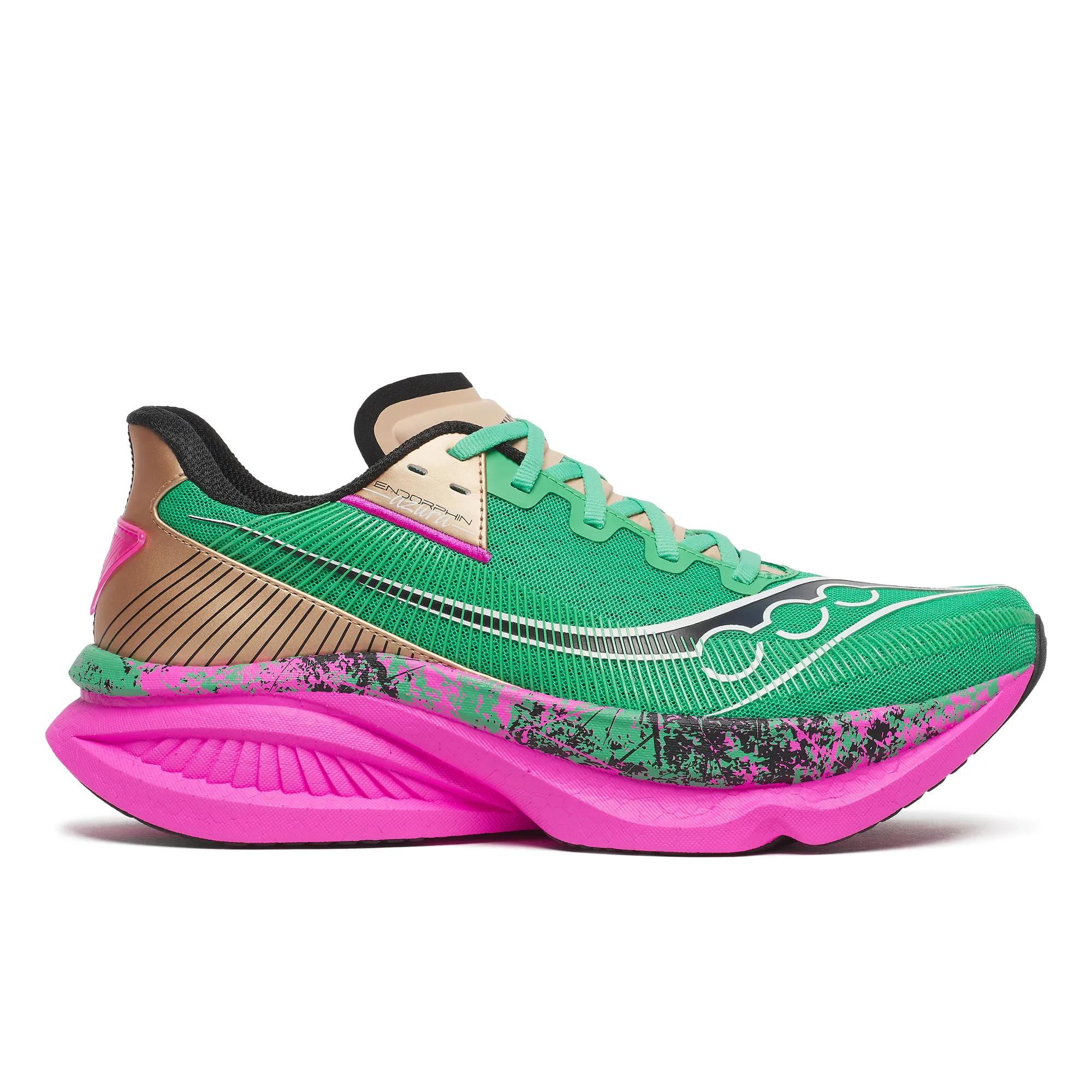 Saucony Men's Endorphin Azura Hi Octane Trainers - Green  - Size UK 10.5