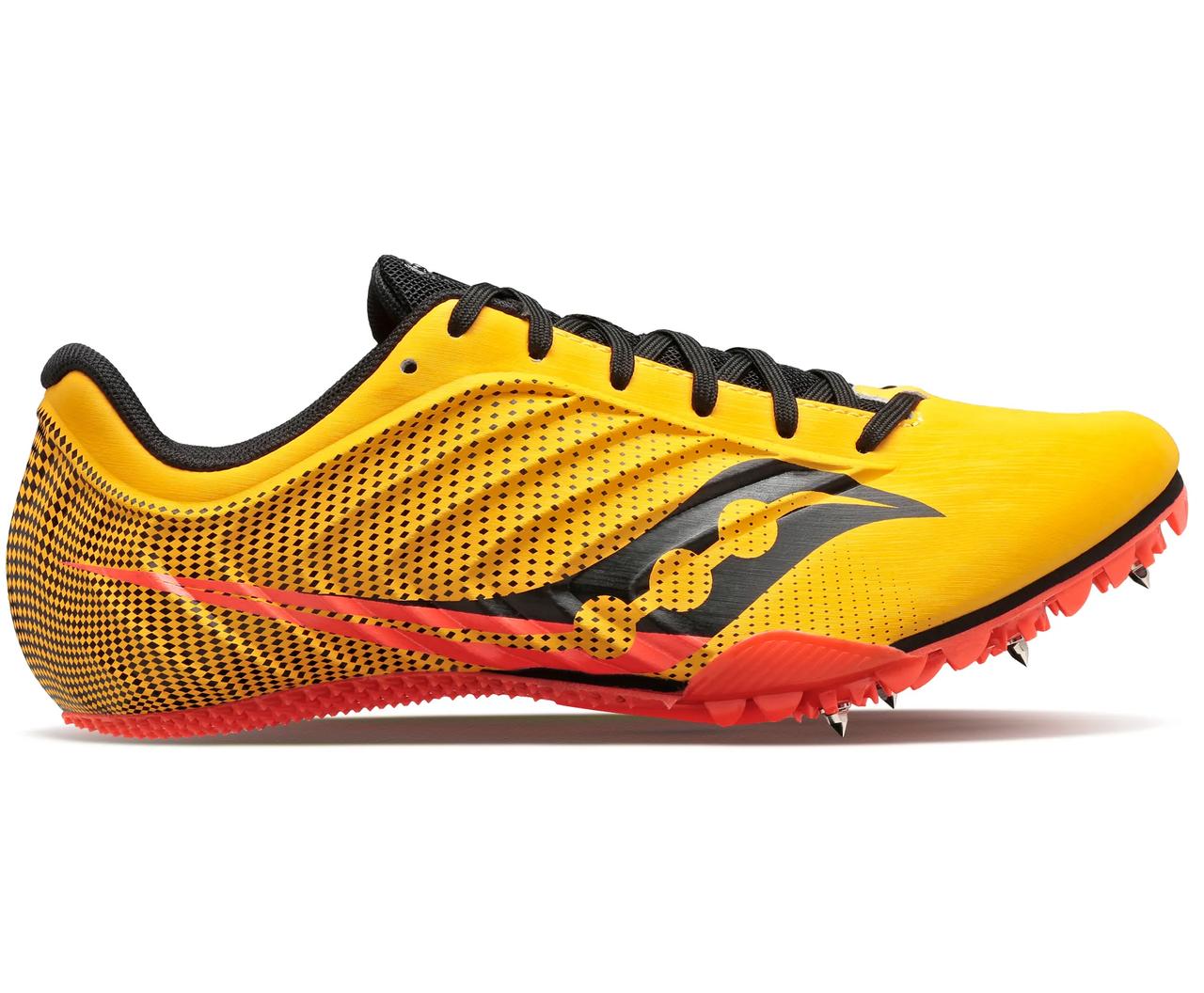 NEW SAUCONY men\'s velocity mp 2023 spike shoe in yellow Saucony Men main image 2