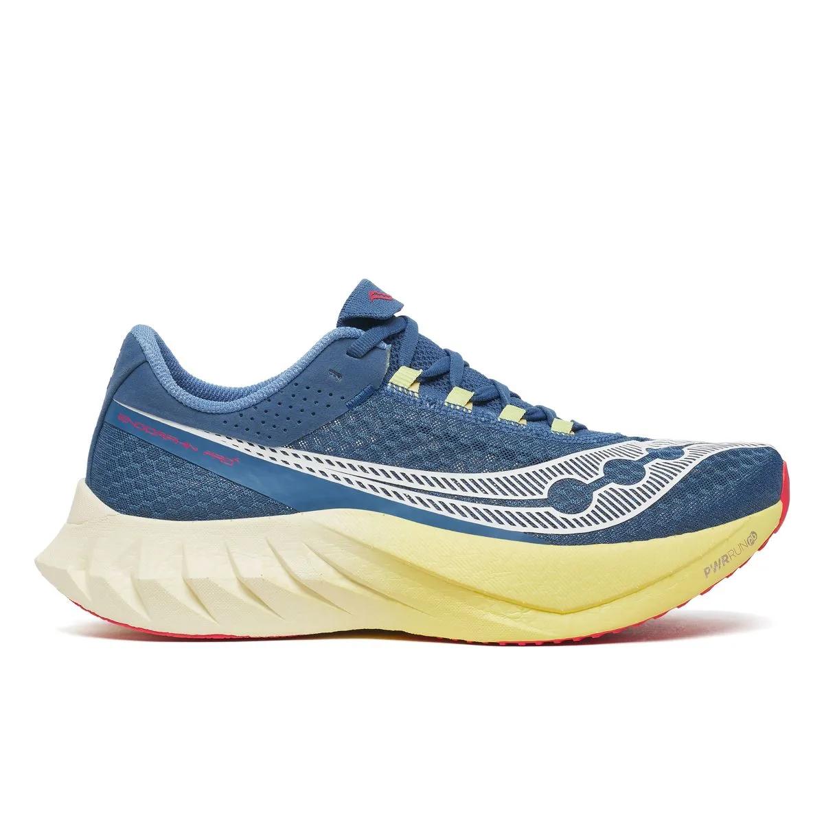 Running Warehouse X Saucony Endorphin Pro 4, Ash | Buttercream, dynamic 1