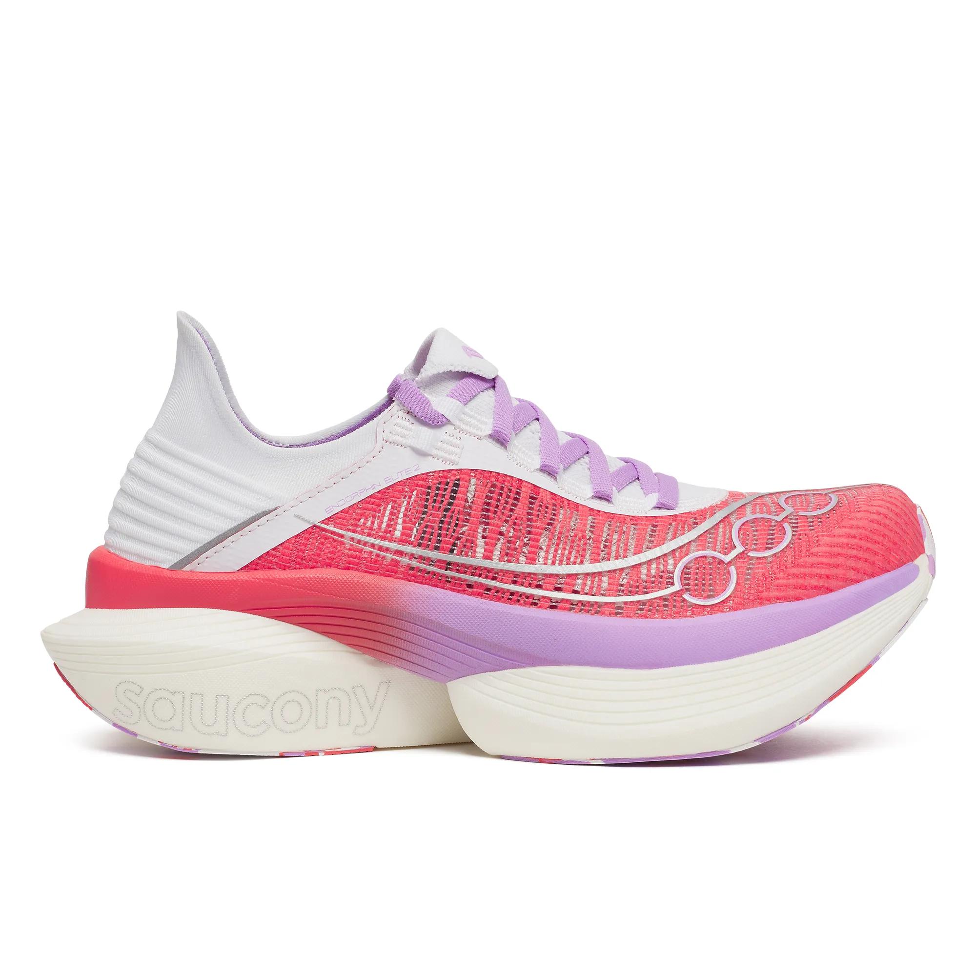 Saucony   Endorphin Elite 2 Trainers - Pink  - Size UK 8