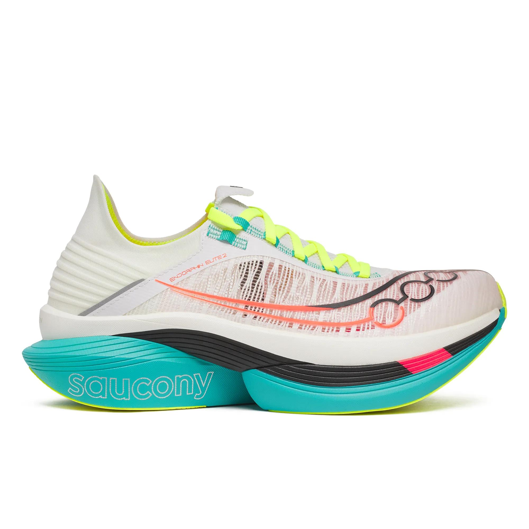 Saucony   Endorphin Elite 2 Trainers - White  - Size UK 6