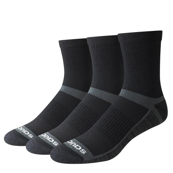 Inferno Cushion Mid 3-Pack Sock, Black, dynamic