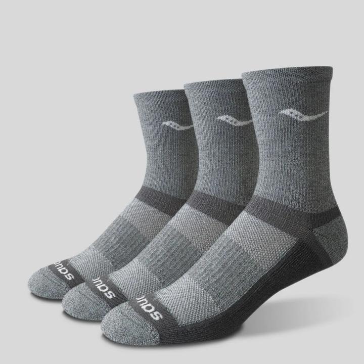 Inferno Cushion Mid 3-Pack Sock, Grey, dynamic