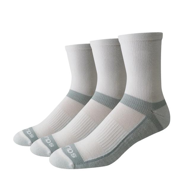 Inferno Cushion Mid 3-Pack Sock, White, dynamic
