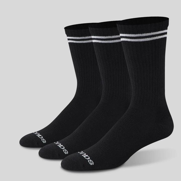Inferno Cushion Crew Sock, Black, dynamic