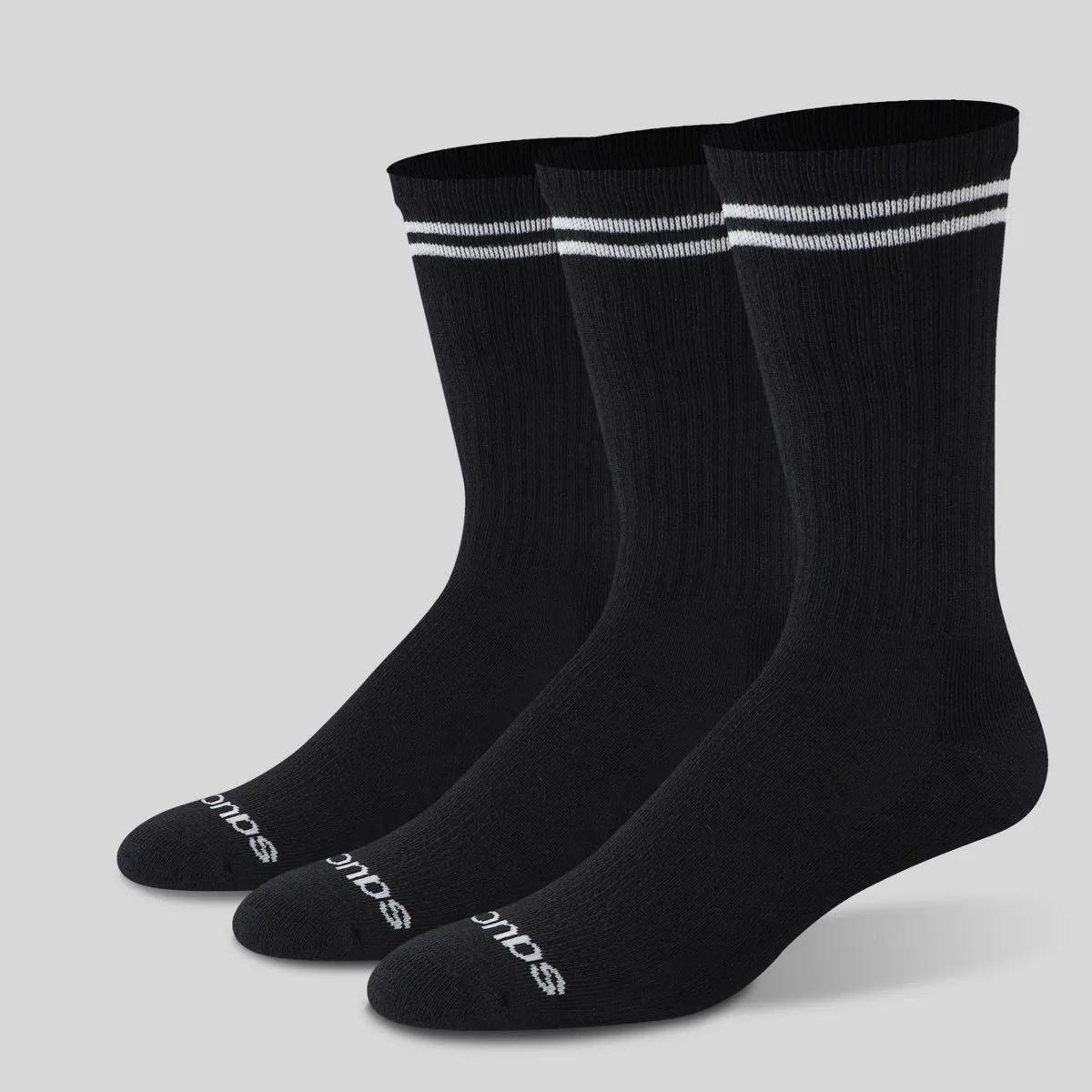 Inferno Cushion Crew Sock, Black, dynamic 1