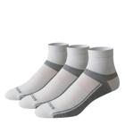 Inferno Ultralight Quarter 3-Pack Socks, White Assorted, dynamic 1