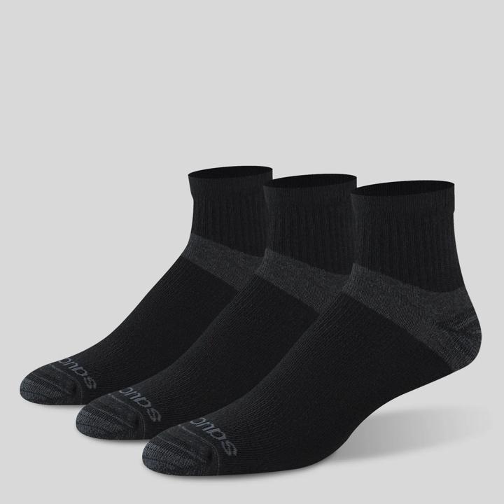 Inferno Cushion Quarter Sock, Black, dynamic