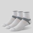 Inferno Cushion Quarter Sock, White, dynamic 1