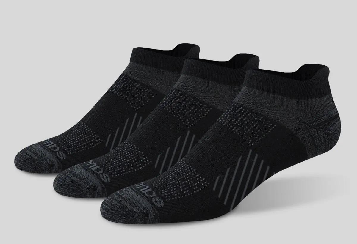 Inferno Cushion No Show Tab Sock, Black, dynamic 1