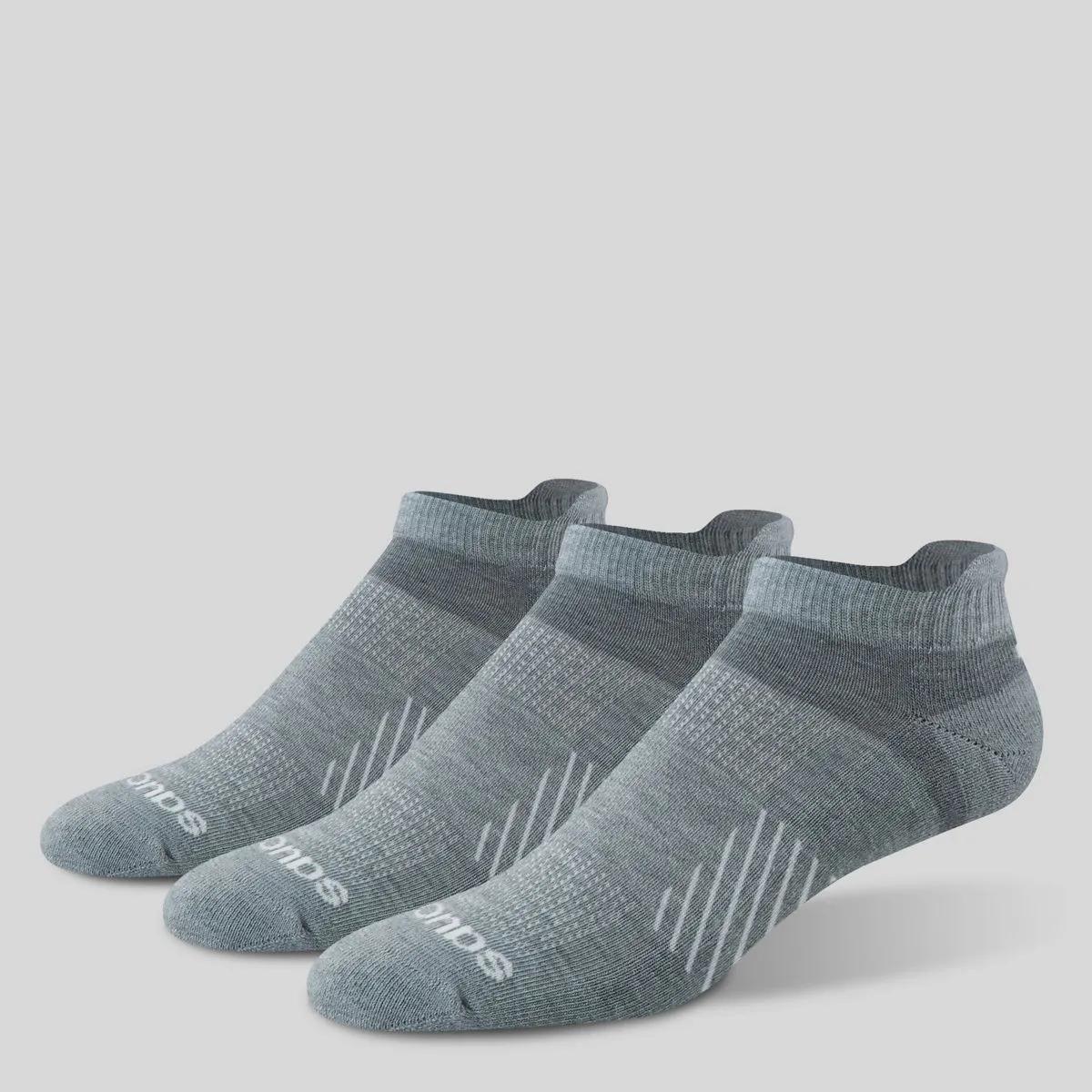 Inferno Cushion No Show Tab Sock, Grey Heather, dynamic 1