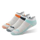 Inferno Ultralight No Show Tab 3-Pack Sock, Light Grey Assorted, dynamic 1