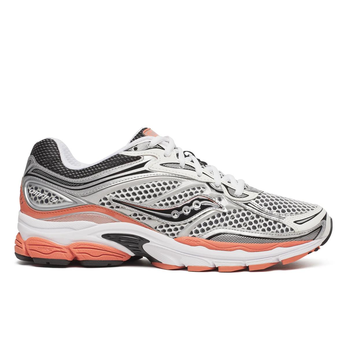 Saucony ProGrid Omni 9 — Silver / Orange