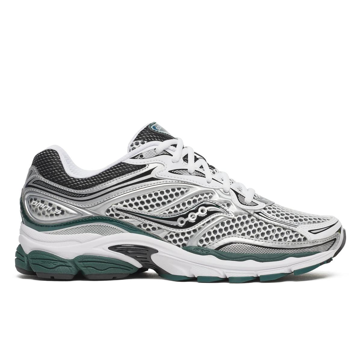 Saucony ProGrid Omni 9 — White / Pine Green