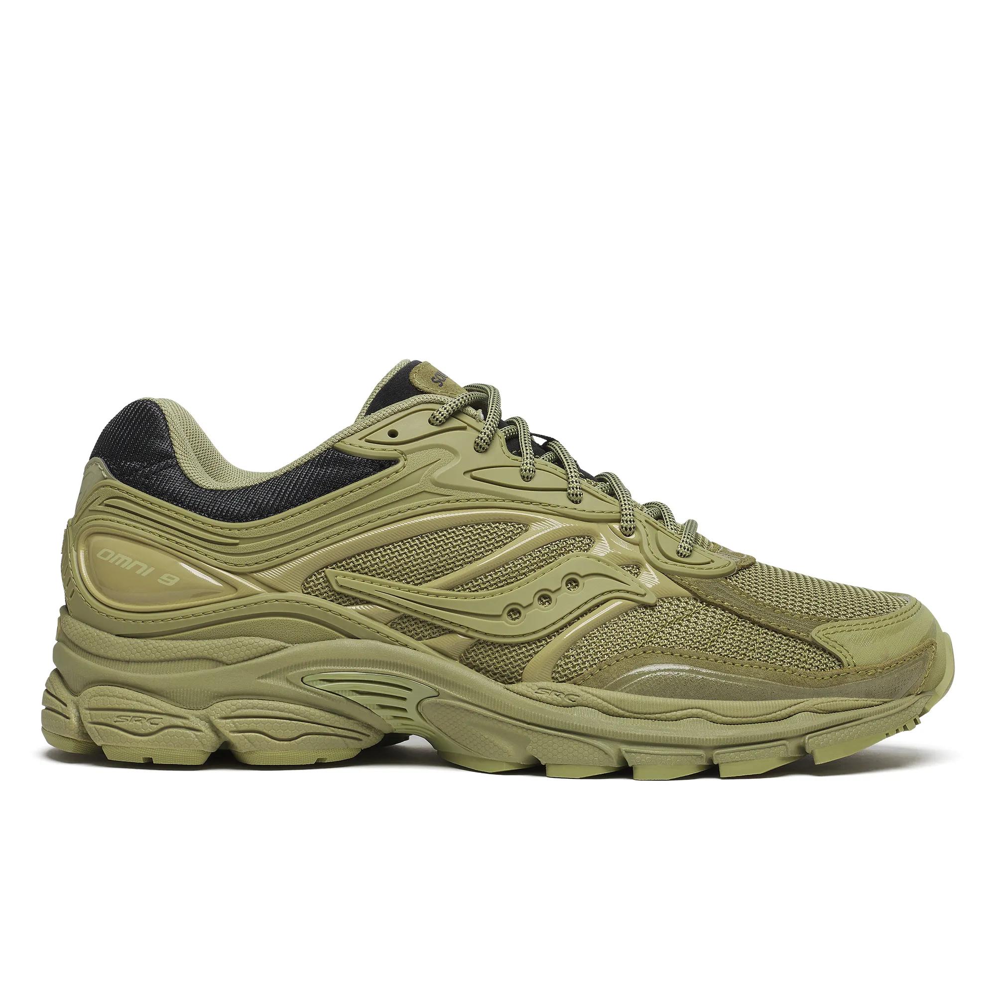 Saucony   Progrid Omni 9 Armor Trainers - Green  - Size UK 10.5