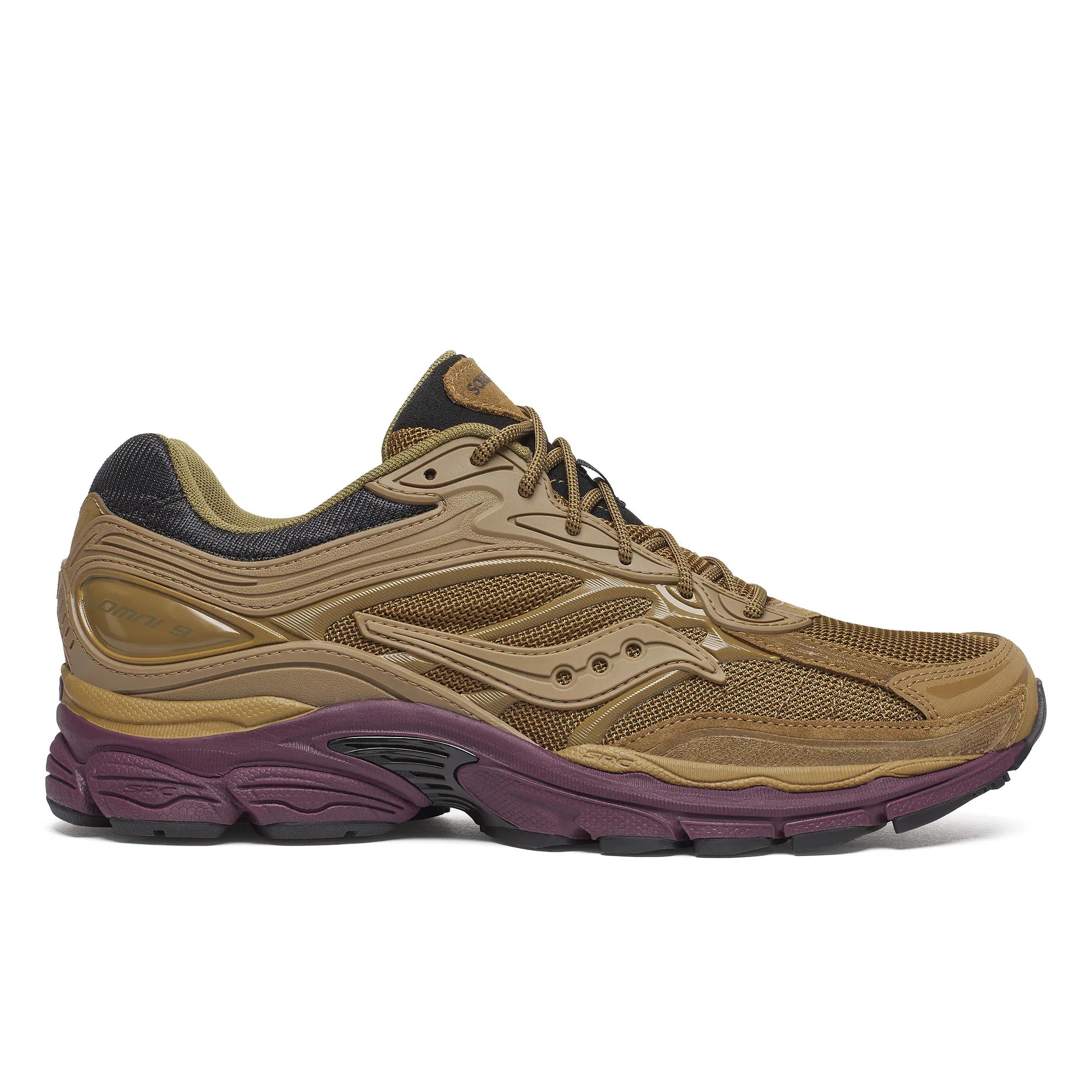 Saucony   Progrid Omni 9 Armor Trainers - Brown  - Size UK 8