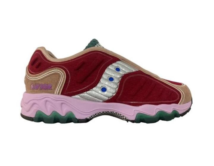 Jae Tips X Saucony Matrix, Cranberry, dynamic